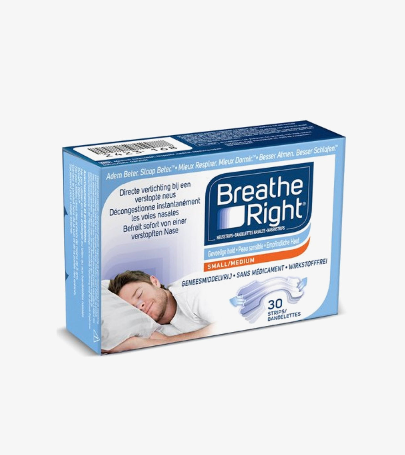 Breathe Right neusstrips 30st